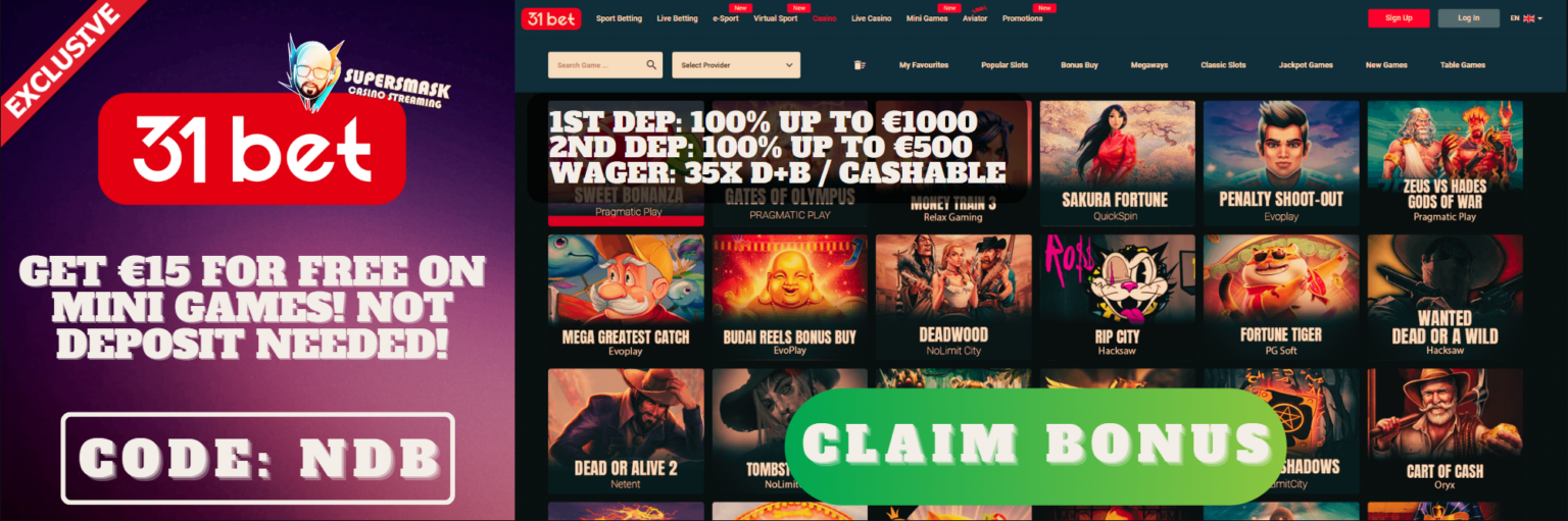 31Bet Banner Top Placement